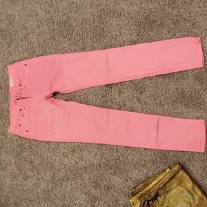 Pink jeans